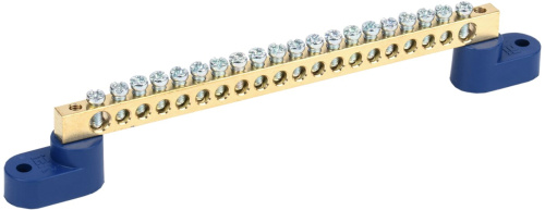 Шина N "ноль" на двух угловых изол ШНИ-6х9-20-У2-С ИЭК