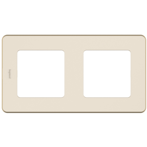 Рамка - 2 поста - INSPIRIA - слоновая кость
