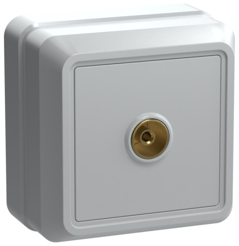 Розетка 1местн. телевиз. ОКТАВА (белый) РТВ20-ОБ 