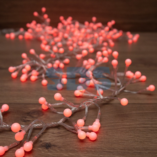 Гирлянда  "Мишура"  3м, 288 диодов, цвет красный