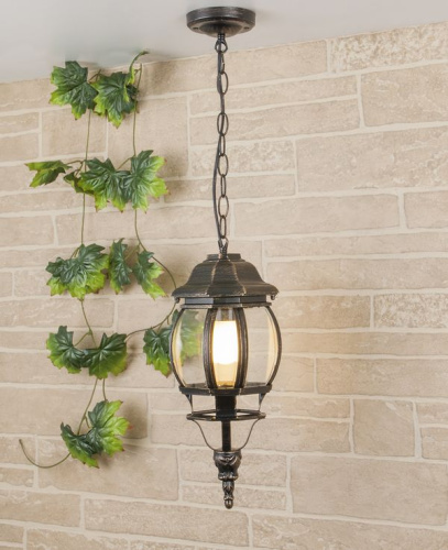 Светильник садово-парковый черный 1045/GL 1001H