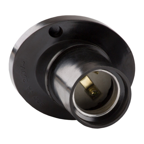 Патрон Е27 карболитовый-настенный IP20-КЭАЗ