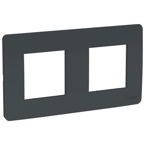 Рамка UNICA STUDIO 2-ая антрацит