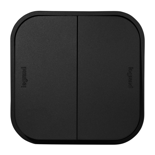 Выкл 2кл QUTEO ЧЁРН Legrand