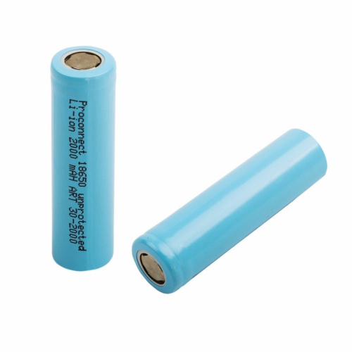 Аккумулятор 18650 unprotected Li-ion 2000maH индивидуальная упаковка PROconnect