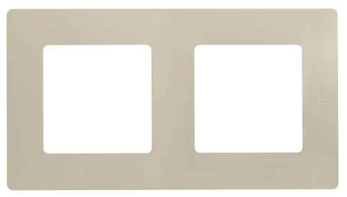 Рамка 2-ая Слоновая кость Legrand Etika
