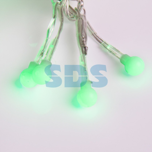 Гирлянда  "Мишура"  3м, 288 диодов, цвет зеленый