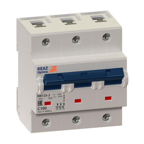 Автомат OptiDin BM125-3C125-8ln-УХЛ3