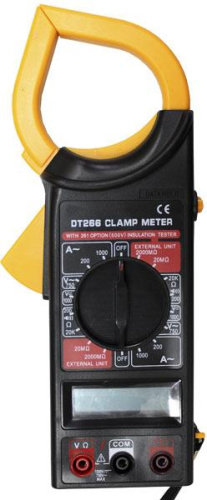 Мультиметр DT266 токовые клещи 61/10/225
