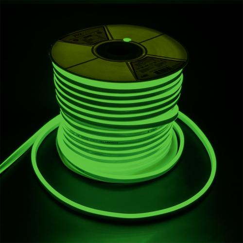 Лента "Неон" PFN-01 2835/120 220V Зеленый  IP65 1метр Jazzway