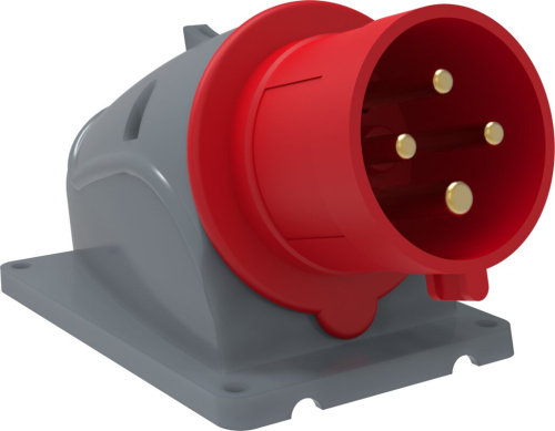 Вилка стационарная ССИ-524 32А-6ч/380-415В 3Р+РЕ IP44 MAGNUM ИЭК