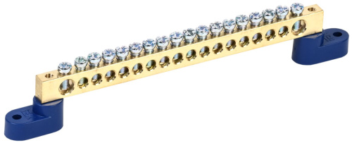 Шина N "ноль" на двух угловых изол ШНИ-8х12-18-У2-С ИЭК