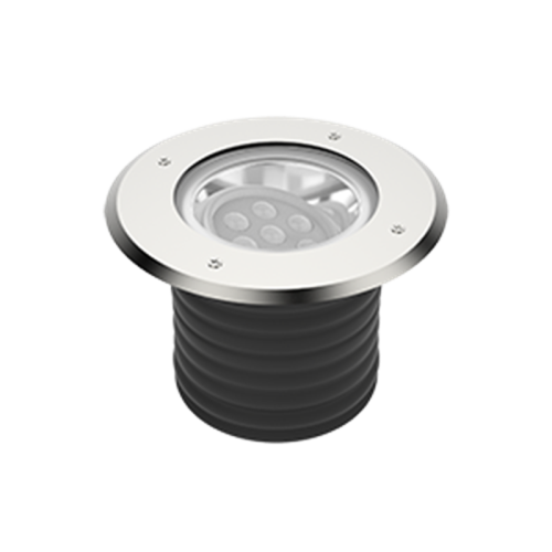 Светодиодный светильник "ВАРТОН" архитект. Plint диаметр 210мм 16Вт 4000K линз.5 градусовRAL7045 сер