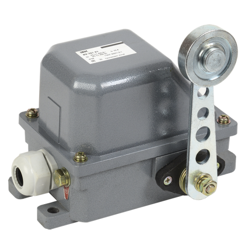 Выключатель концевой КУ-701 У1, рычаг с роликом, 10А, IP44, 2 эл. цепи IEK