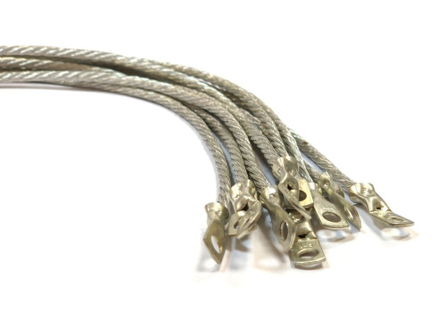 Проводник заземляющий П-150 S=6 мм (с двумя након.) ЗЭТАРУС