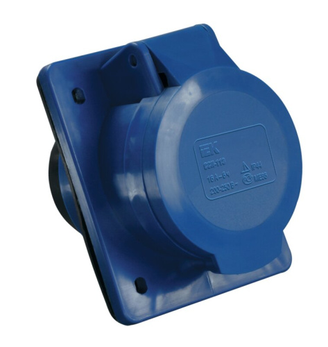 Розетка стац. скрытая ССИ-423 2Р+Е 32А 200-250В IP44 IEK