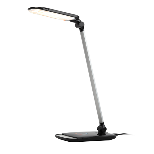 Светильник NLED-460-14W-BK-S  черный c серебром, настольный ЭРА