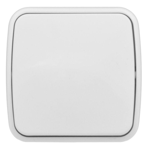 Минск Выключатель 1-клавишный ОП 10А белый  EKF Basic