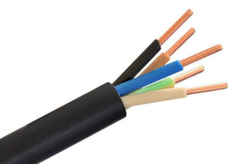 Кабель ВВГнг(А)-LS-ХЛ 5х4 ок(N,PE)-1 ГОСТ 31996-2012 (01я 180325 7527)