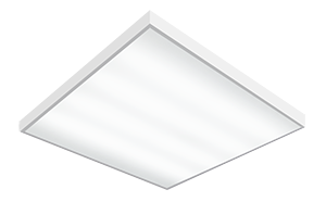 Светильник LED "ВАРТОН" офисный встраиваемый/накладной  595*595*50 мм 36 ВТ 4000К  IP40