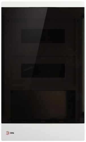 Корпус пластиковый встраиваемый ЭРА MultiBox со слаботочным отсеком 24 модуля IP40 белый