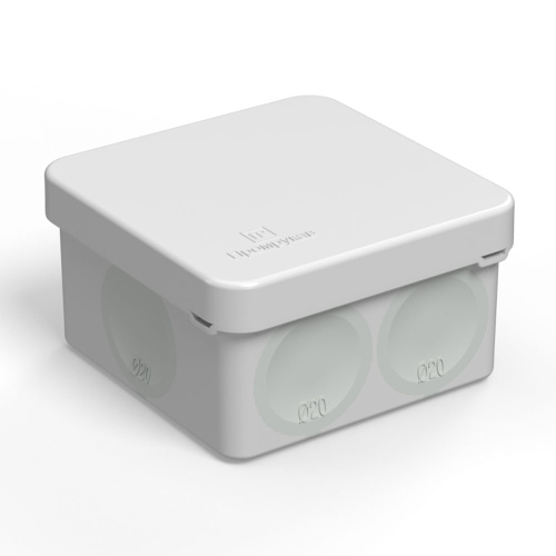 Коробка распределительная 60-0300 для п/м двухкомп безгалогенная (HF) 100х100х50 (66шт/кор) 