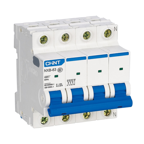 Авт. выкл. NXB-63S 4P 25А 4,5кА х-ка С (R) (CHINT)