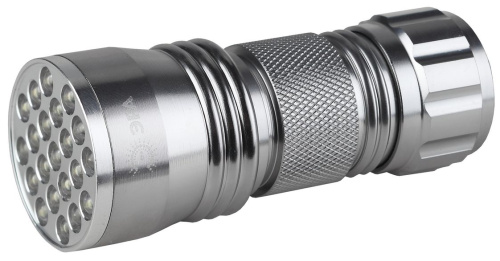 Фонарь ЭРА SD21 21xLED, алюм, 3хААА