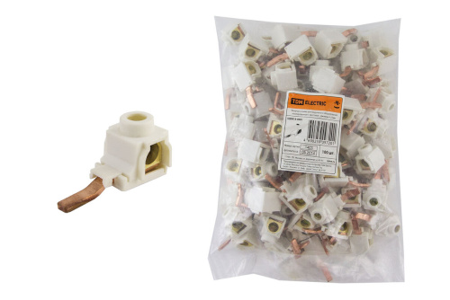 Клемма вводная для модульного оборудования изолированная с винтовым зажимом 4-25 мм TDM