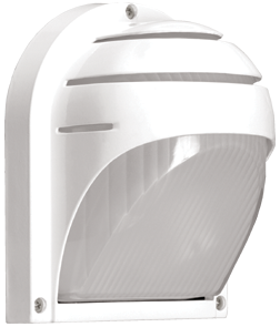 Светильник НПП2501  белый/ресничка 60Вт IP54 ИЭК