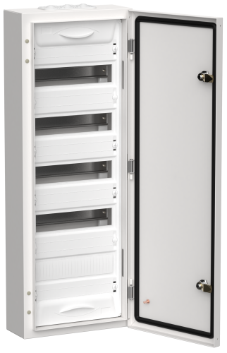 TITAN 5 Корпус металлический ЩРн-60 (1х60) 835х310х140мм IP54 белый (одна дверь) IEK