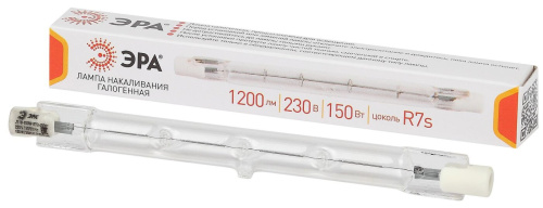Лампа галогенная J118-150W-R7s-230V  ЭРА (галоген, J118, 150Вт, нейтр, R7s)