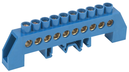 Шина N "ноль" в комб DIN-изол"Стойка" ШНИ-8х12-10-КС-С IEK