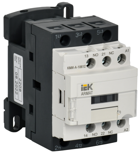 ARMAT Контактор КМИ-А-10612 LC1D 6А 230В/АС3 1НО/1НЗ IEK