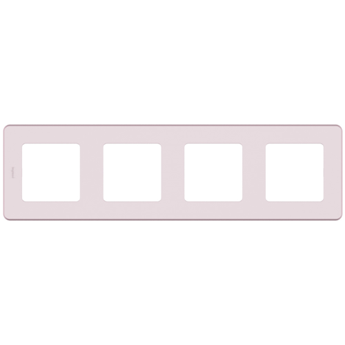 Рамка - 4 поста - INSPIRIA - розовый