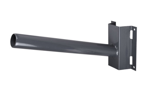 Держатель для уличного светильника на столб для PSL D60х1,5-GR серый под бандажную ленту Jazzway