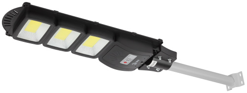 Светильник консольный на солн. бат.,COB,с кронштейн 60W, с датч. движ., ПДУ, 1100lm, 5000К, IP65 ЭРА