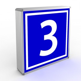 Световой указатель дома ДБО 01-1-004