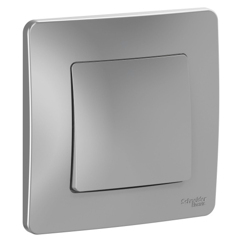 Выключатель С/У 1-кл (cх.1), 10А, 250B, алюм BLANCA