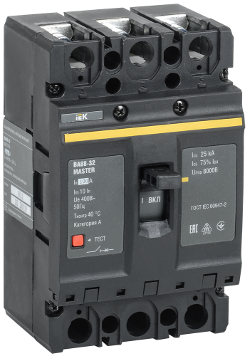 Выкл. авт. ВА88-32 3Р 40А 25кА MASTER IEK