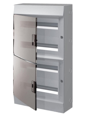 Бокс настенный 72м прозрачная дверь (с клемм) ABB Mistral41