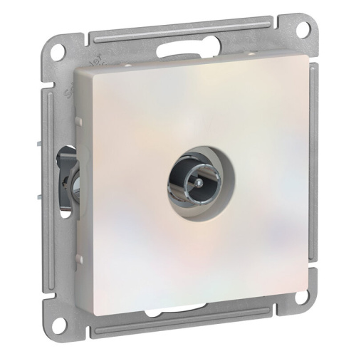 Розетка TV оконечная 1DB, механизм, ЖЕМЧУГ