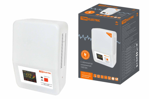 Стабилизатор напряжения ССР1-1-1кВА электронный настенный TDM