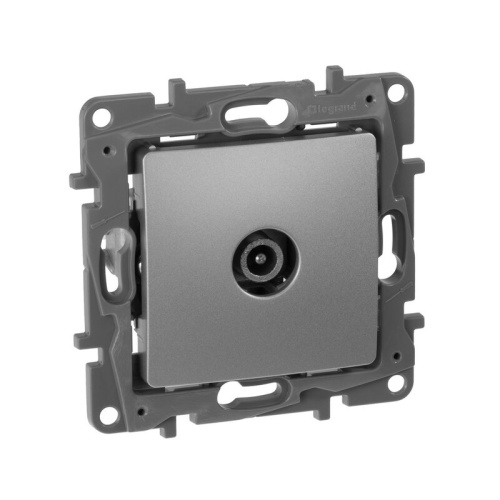 Розетка TV оконечная Алюминий Legrand Etika