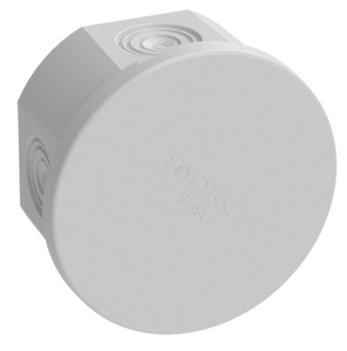 Коробка ответвит. с 4 кабельными вводами д.20мм, IP44, д.65х35мм