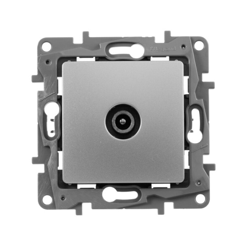 Розетка TV проходная, 15дБ Алюминий Legrand Etika