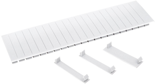 Заглушка  12 модулей белая