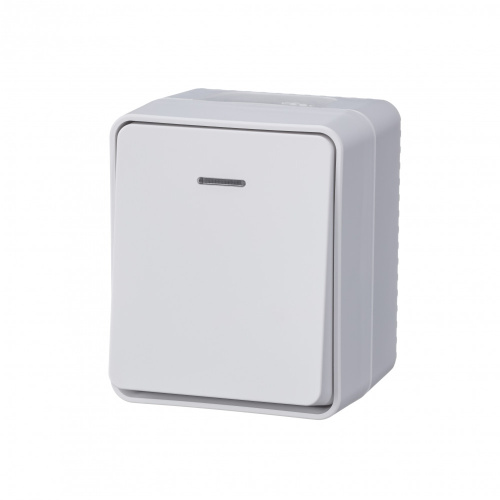 Выключатель 1-кл. с подсв 10 А БЕЛ AtlasDesign Profi54 