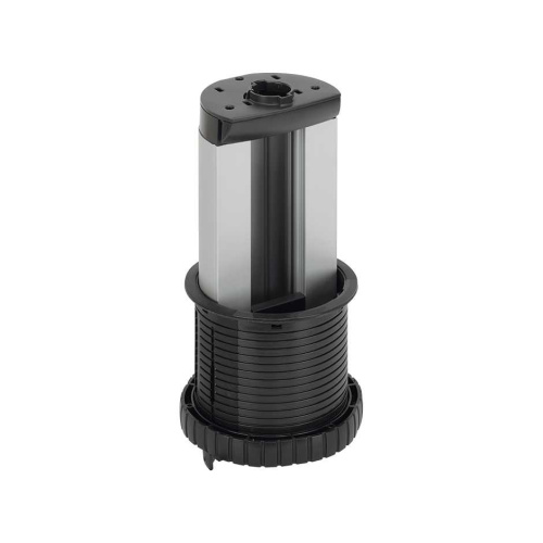 Телеблок на 3 модуля К45, алюминий