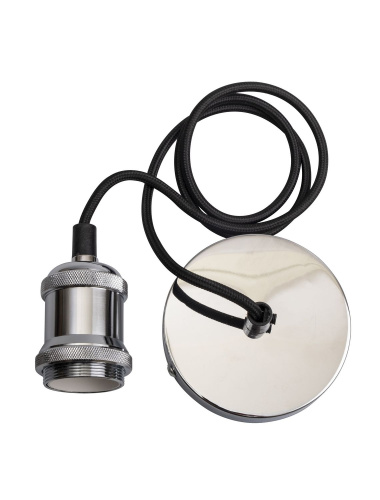 Патрон с проводом RETRO PLC 01 E27 230v/1m Electrosilvering Jazzway